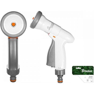 Bradas, Gartenbrause, Super Spray Wasserpistole - Karton / Weiss Bradas, Gartenbrause, Super Spray Wasserpistole - Karton / Weiss