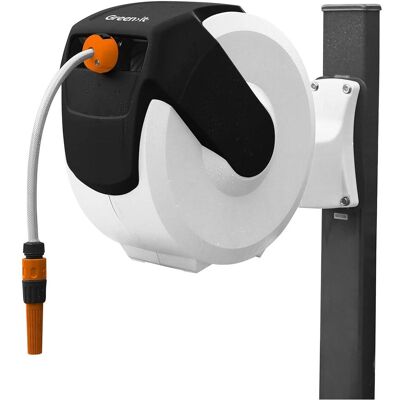 Green>it, Gartenschlauch Aufbewahrung, Hose reel with 35 m hose and automatic retraction (35 m) Green>it, Gartenschlauch Aufbewahrung, Hose reel with 35 m hose and automatic retraction (35 m)