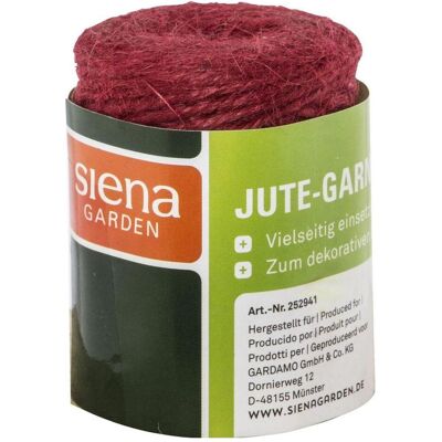 Siena Garden, Pflanzen Zubehör, Jutegarn 50m x 3mm rot (0.30 cm) Siena Garden, Pflanzen Zubehör, Jutegarn 50m x 3mm rot (0.30 cm)