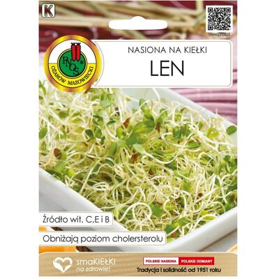 Apte, Samen, PNOS Samen für Sprossen Leinsamen 10g Packung (Keimlinge) Apte, Samen, PNOS Samen für Sprossen Leinsamen 10g Packung (Keimlinge)