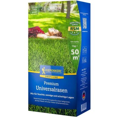 Kiepenkerl, Samen, Profi-Line Premium Qualitätsrasen mit Poa supina, 1 kg (Rasensamen) Kiepenkerl, Samen, Profi-Line Premium Qualitätsrasen mit Poa supina, 1 kg (Rasensamen)