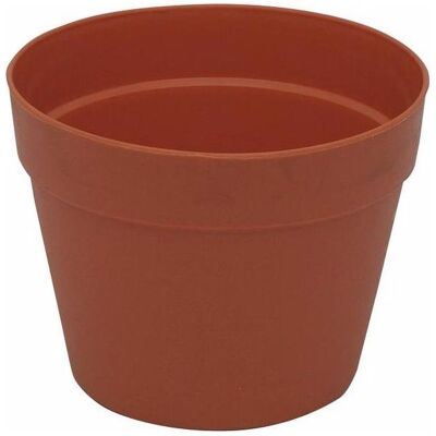 Europalms, Blumentopf, Übertopf aus Kunststoff, rot, 17cm (17 x 17 cm) Europalms, Blumentopf, Übertopf aus Kunststoff, rot, 17cm (17 x 17 cm)