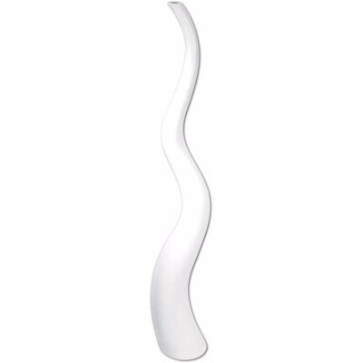 EUROPALMS WAVE-125 Designvase - Weiß EUROPALMS WAVE-125 Designvase - Weiß