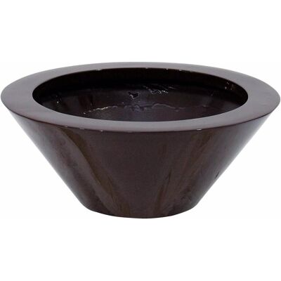 Europalms, Blumentopf, LEICHTSIN BOWL-15, braun, glänzend Europalms, Blumentopf, LEICHTSIN BOWL-15, braun, glänzend