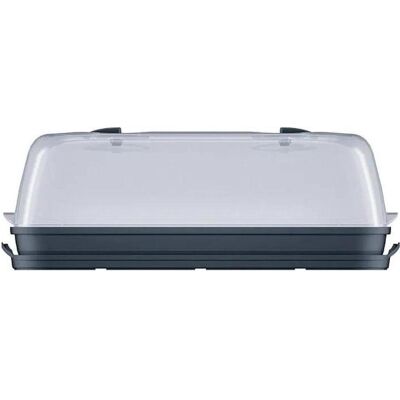 Prosperplast, Blumentopf, RESPANA TISCHGEWÄCHSHAUS anthrazit 51,5 cm / Pflanzgefäss (51.50 x 19.60 x 18.50 cm) Prosperplast, Blumentopf, RESPANA TISCHGEWÄCHSHAUS anthrazit 51,5 cm / Pflanzgefäss (51.50 x 19.60 x 18.50 cm)