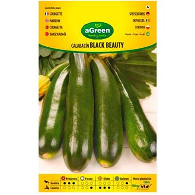 Agreen, Samen, Seed envelope zucchini black beauty. (Gemüsesamen) Agreen, Samen, Seed envelope zucchini black beauty. (Gemüsesamen)