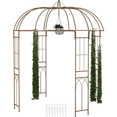 Relaxdays, Pflanzen Zubehör, Rosenpavillon (211 cm, 211 cm) Relaxdays, Pflanzen Zubehör, Rosenpavillon (211 cm, 211 cm)