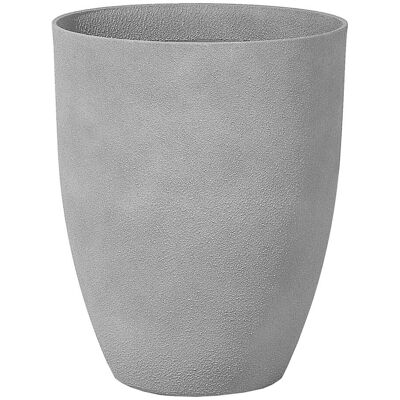 Beliani, Blumentopf, Blumenkübel 2er Set grau rund 43 x 43 x 52 cm CROTON (43 x 52 cm) Beliani, Blumentopf, Blumenkübel 2er Set grau rund 43 x 43 x 52 cm CROTON (43 x 52 cm)