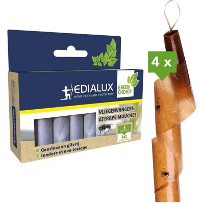 Edialux, Tierfalle, Green Choice - Fliegenschn?pper, 4 St?ck Edialux, Tierfalle, Green Choice - Fliegenschn?pper, 4 St?ck
