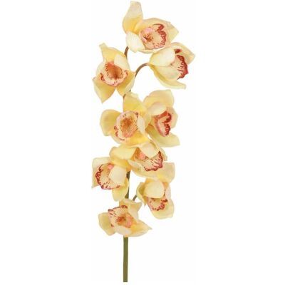 EUROPALMS Künstliche Orchidee Zweig - 90cm Gelb - Innen/Außen EUROPALMS Künstliche Orchidee Zweig - 90cm Gelb - Innen/Außen