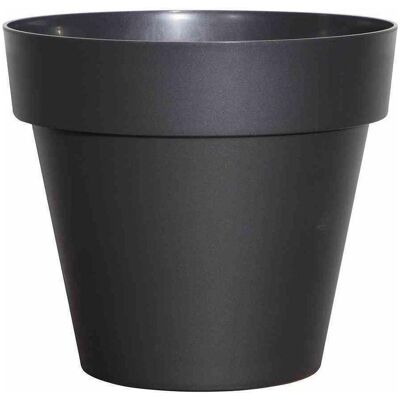Euro3plast - Mitu - Anthrazit - Ø30x27 cm - Planter Euro3plast - Mitu - Anthrazit - Ø30x27 cm - Planter