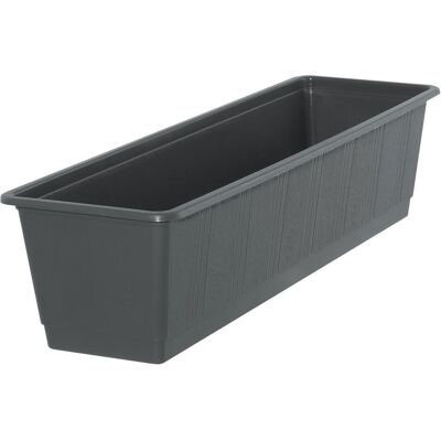 Geli, Blumentopf, Blumenkasten Standard Kunststoff 60x17x14 cm anthrazit (60 x 17.50 x 14 cm) Geli, Blumentopf, Blumenkasten Standard Kunststoff 60x17x14 cm anthrazit (60 x 17.50 x 14 cm)
