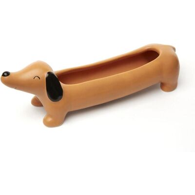 Kikkerland, Blumentopf, Daschund (22 x 6 x 6.50 cm) Kikkerland, Blumentopf, Daschund (22 x 6 x 6.50 cm)