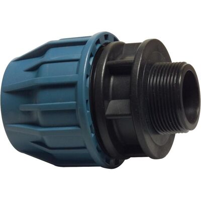Magni, Schlauchanschluss + Schlauchverbinder, bevo PP Klemm Kupplung 40mm x 1 AG 16bar Schwarz/Blau DVGW/KIWA/WRAS (Kupplung, 25.40 mm) Magni, Schlauchanschluss + Schlauchverbinder, bevo PP Klemm Kupplung 40mm x 1 AG 16bar Schwarz/Blau DVGW/KIWA/WRAS (Kupplung, 25.40 mm)
