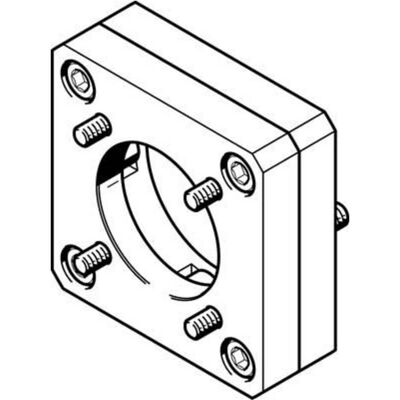 Festo, Zubehör Sanitärinstallation, EAMF-A-64A/B-60G/H 550987 Motorflansch Festo, Zubehör Sanitärinstallation, EAMF-A-64A/B-60G/H 550987 Motorflansch