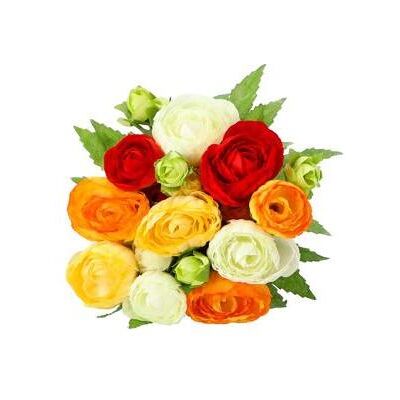 Mica Decorations Künstlicher Ranunkelstrauß - 22cm Orange - Innendekoration Mica Decorations Künstlicher Ranunkelstrauß - 22cm Orange - Innendekoration