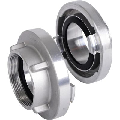 KINDSWATER - Storz-Festkupplung - Aluminium - NBR schwarz - 52-C KINDSWATER - Storz-Festkupplung - Aluminium - NBR schwarz - 52-C