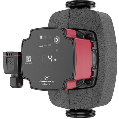 Grundfos Wasserpumpe, Hocheffizienz Umwlzpumpe ALPHA1 GO 25-80 180 220-240V 9H DC0 (Hauswasserpumpe) Grundfos Wasserpumpe, Hocheffizienz Umwlzpumpe ALPHA1 GO 25-80 180 220-240V 9H DC0 (Hauswasserpumpe)