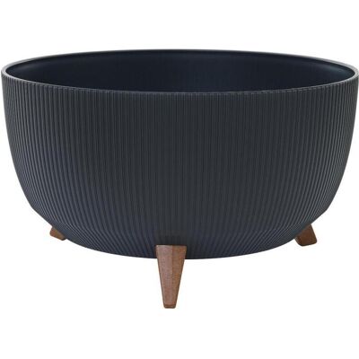 Siena Garden, Blumentopf, Pflanzgefässe OSLO STRIPE anthrazit Steifenoptik, 47 x 26,5 cm Kunststoff auf Füssen mit Einsatz (47 x 47 x 26.50 cm) Siena Garden, Blumentopf, Pflanzgefässe OSLO STRIPE anthrazit Steifenoptik, 47 x 26,5 cm Kunststoff auf Füssen mit Einsatz (47 x 47 x 26.50 cm)
