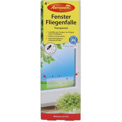 Aeroxon, Tierfalle, Fensterfliegenfall, 4 St Aeroxon, Tierfalle, Fensterfliegenfall, 4 St
