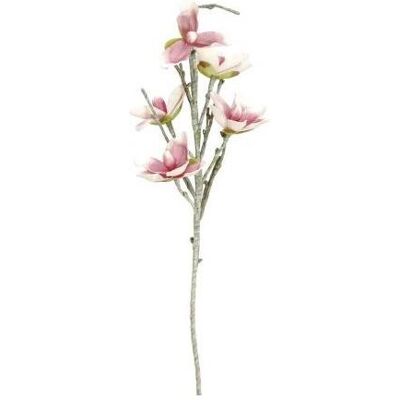 EUROPALMS Magnolienzweig - Künstliche Weiß Rosa Blüten EUROPALMS Magnolienzweig - Künstliche Weiß Rosa Blüten