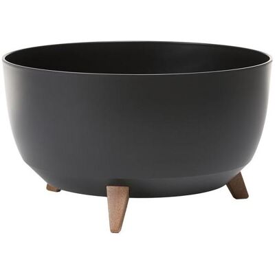 Lamela, Blumentopf, Flowerpot Roma 882-04, plastic, Ø 47 cm, black (47 x 22 cm) Lamela, Blumentopf, Flowerpot Roma 882-04, plastic, Ø 47 cm, black (47 x 22 cm)