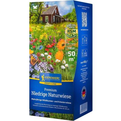 Kiepenkerl, Samen, Profi-Line Premium Niedrige Naturwiese, 0,4 kg (Blumensamen) Kiepenkerl, Samen, Profi-Line Premium Niedrige Naturwiese, 0,4 kg (Blumensamen)
