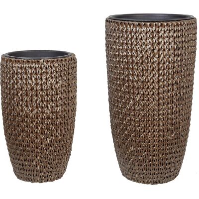 Beliani, Blumentopf, Cedrus (37 x 66 cm) Beliani, Blumentopf, Cedrus (37 x 66 cm)
