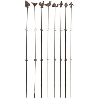 Esschert Design, Pflanzen Zubehör, Guss-Pflanzstäbe 125cm gerade braun (6.20 cm, 2.80 cm) Esschert Design, Pflanzen Zubehör, Guss-Pflanzstäbe 125cm gerade braun (6.20 cm, 2.80 cm)