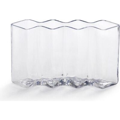 Born in Sweden, Vase, Vase 4-Reihen 27cm klar Born in Sweden, Vase, Vase 4-Reihen 27cm klar