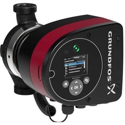 Grundfos Wasserpumpe, Cirkulationspumpe MAGNA3 25-40 180 byggelaengde 180 mm 1x230V PN6/10 RG 1 1/2" (Durchlaufpumpe) Grundfos Wasserpumpe, Cirkulationspumpe MAGNA3 25-40 180 byggelaengde 180 mm 1x230V PN6/10 RG 1 1/2" (Durchlaufpumpe)