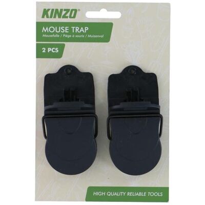 Kinzo, Tierfalle, Mäuse-/Rattenfalle 9,5x5cm 2tlg. Kinzo, Tierfalle, Mäuse-/Rattenfalle 9,5x5cm 2tlg.
