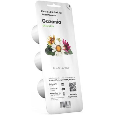Click and Grow, Samen, Zum Vergrössern anklicken Gasania 3 Stk. intelligenter Zusatz. (Blumensamen) Click and Grow, Samen, Zum Vergrössern anklicken Gasania 3 Stk. intelligenter Zusatz. (Blumensamen)
