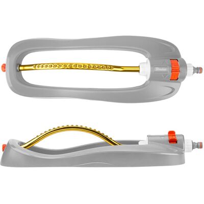 Bradas, Rasensprenger, Kompakter oszillierender Aluminium-Regner (Viereckregner) Bradas, Rasensprenger, Kompakter oszillierender Aluminium-Regner (Viereckregner)
