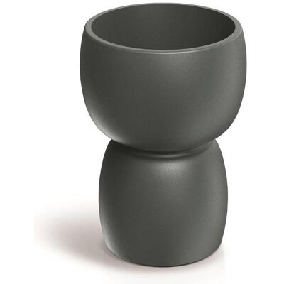 Prosperplast, Blumentopf, Flower pot DUALA ROUND, plastic, grey (30 x 41 cm) Prosperplast, Blumentopf, Flower pot DUALA ROUND, plastic, grey (30 x 41 cm)
