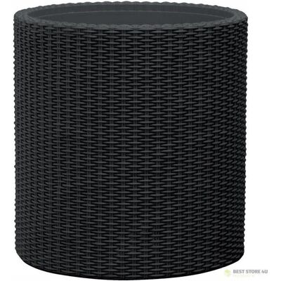 Keter, Blumentopf, Donica Curver GROSSE ZYLINDERANLAGE Anthrazit (43.70 x 44.30 cm) Keter, Blumentopf, Donica Curver GROSSE ZYLINDERANLAGE Anthrazit (43.70 x 44.30 cm)