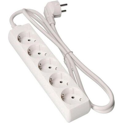 Schuko Mehrfachsteckdose - 5 Steckdosen - 3m Kabel - Ohne Schalter Schuko Mehrfachsteckdose - 5 Steckdosen - 3m Kabel - Ohne Schalter