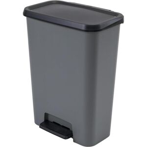 Curver Compatta Duo Papierkorb 23L+23L - Grau/Schwarz, Abfalleimer, Schwarz, Grau Curver Compatta Duo Papierkorb 23L+23L - Grau/Schwarz, Abfalleimer, Schwarz, Grau