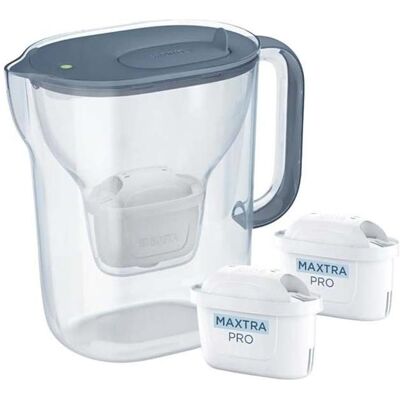 Brita Dzbanek filtrujący Style Essential+2 wkłady MaxtraPro PP (2 4l ciemnoniebieski), Wasserfilterkanne, Blau Brita Dzbanek filtrujący Style Essential+2 wkłady MaxtraPro PP (2 4l ciemnoniebieski), Wasserfilterkanne, Blau
