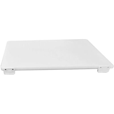 Bisetti Schneidebrett aus weissem Polyethylen, Schneidebrett, Weiss Bisetti Schneidebrett aus weissem Polyethylen, Schneidebrett, Weiss