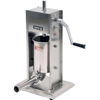 Yato Profi Wurstfüllmaschine Edelstahl 3 Liter YG-03350, Fleischwolf, Silber Yato Profi Wurstfüllmaschine Edelstahl 3 Liter YG-03350, Fleischwolf, Silber