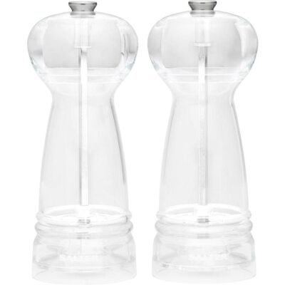 Salter BW12949EU7 Harper Mill Set Transparent, Pfeffermühle + Salzmühle, Transparent Salter BW12949EU7 Harper Mill Set Transparent, Pfeffermühle + Salzmühle, Transparent