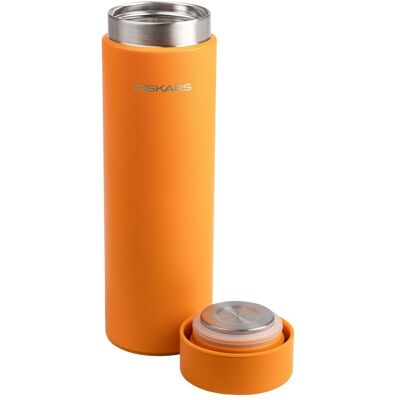Fiskars 1078698 Thermoskanne für unterwegs, 0,5 l, orange, Thermoskanne, Orange Fiskars 1078698 Thermoskanne für unterwegs, 0,5 l, orange, Thermoskanne, Orange