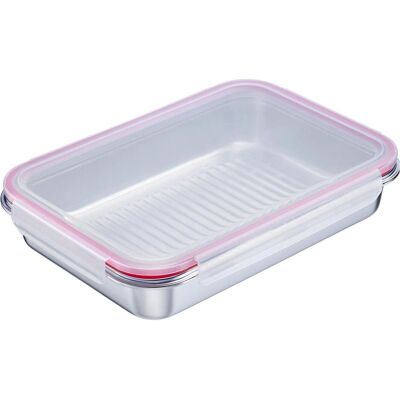 Westmark Edelstahl Lunch Box/ Frischhaltedose, 2000 ml sb, Lunchbox Westmark Edelstahl Lunch Box/ Frischhaltedose, 2000 ml sb, Lunchbox