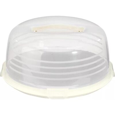Curver KUCHENBOX RUND CREME 172572, Vorratsbehälter, Weiss Curver KUCHENBOX RUND CREME 172572, Vorratsbehälter, Weiss