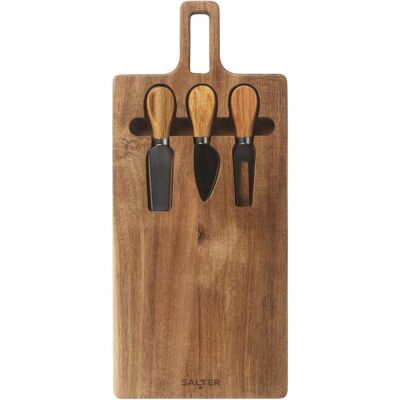 Salter BW14826 Toronto Cheese Board, Acacia Wood, Schneidebrett, Braun Salter BW14826 Toronto Cheese Board, Acacia Wood, Schneidebrett, Braun