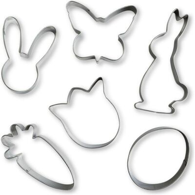 Papierdrachen 6 Keks-Ausstecher Ostern Set 3, Ausstechformen Papierdrachen 6 Keks-Ausstecher Ostern Set 3, Ausstechformen