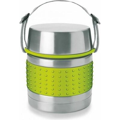 Ibili Thermobehälter für Lebensmittel Class 750 ml Hält Speisen warm oder kalt, perfekt für unterwegs, Thermoskanne, Grün, Silber Ibili Thermobehälter für Lebensmittel Class 750 ml Hält Speisen warm oder kalt, perfekt für unterwegs, Thermoskanne, Grün, Silber