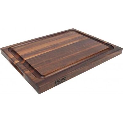 John Boos Boos Blocks Black Walnut Snijplank met Sapgeul, 51x38x4cm walnoothout, Schneidebrett, Braun John Boos Boos Blocks Black Walnut Snijplank met Sapgeul, 51x38x4cm walnoothout, Schneidebrett, Braun