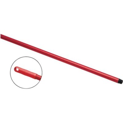 Nölle HACCP-Besenstiel Länge 1500 mm Glasfaser rot, Reinigungsutensil, Rot Nölle HACCP-Besenstiel Länge 1500 mm Glasfaser rot, Reinigungsutensil, Rot